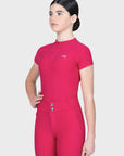 YR Nora Short Sleeve Base Layer (Cranberry)
