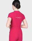 YR Nora Short Sleeve Base Layer (Cranberry)