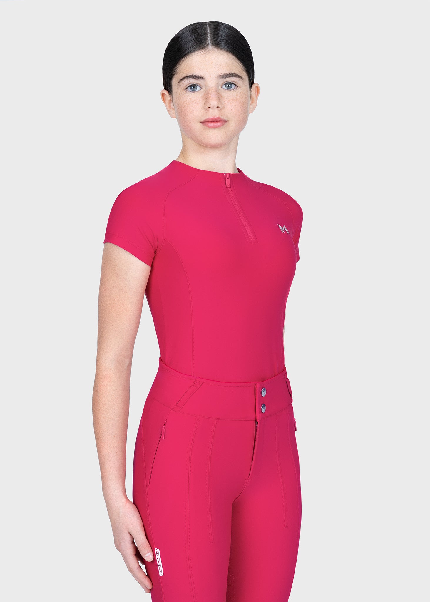 YR Nora Short Sleeve Base Layer (Cranberry)