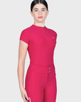 YR Nora Short Sleeve Base Layer (Cranberry)