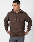 Men Icon Oversized Hoodie (Mocha)