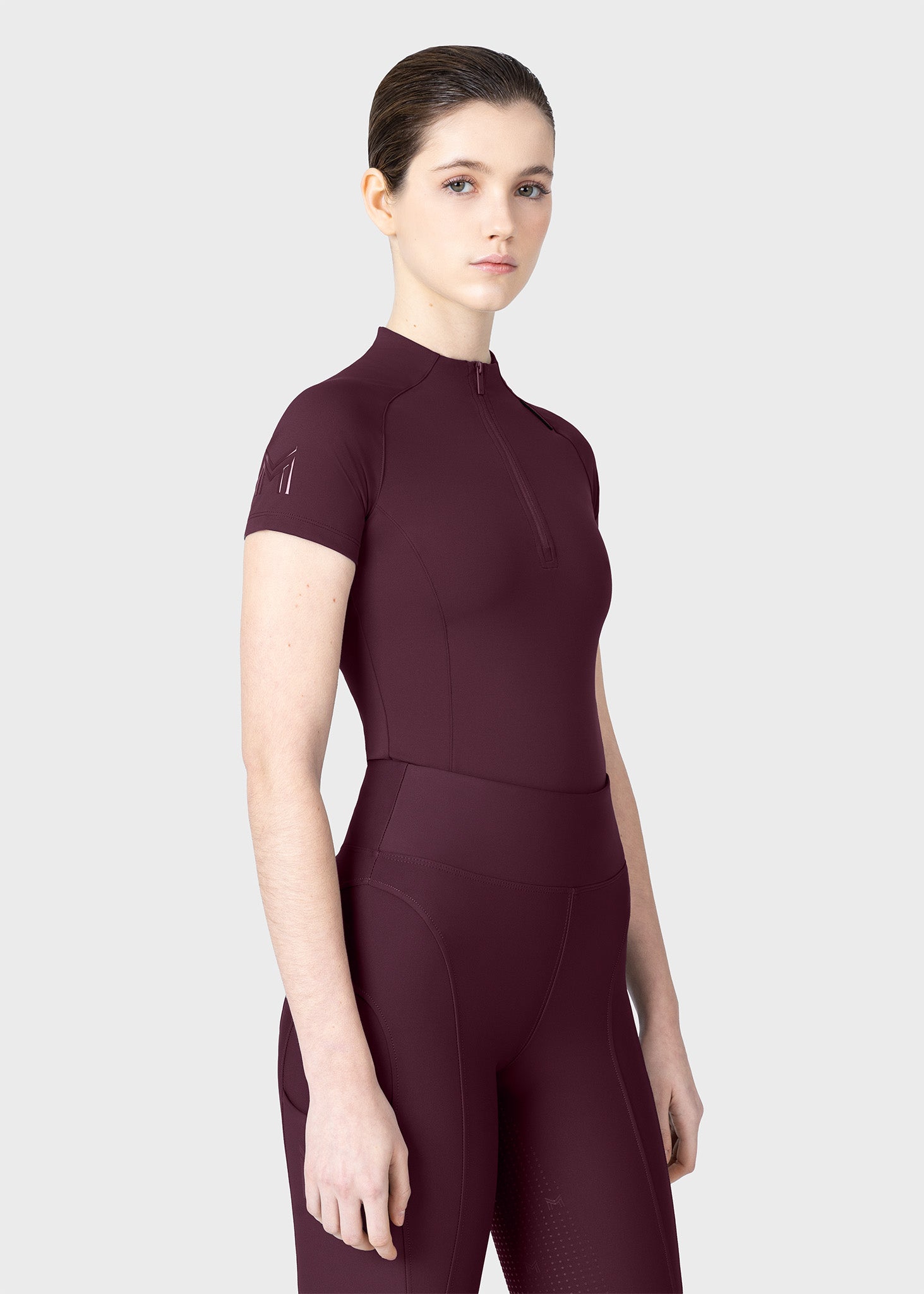 Origin Short Sleeve Base Layer (Burgundy)