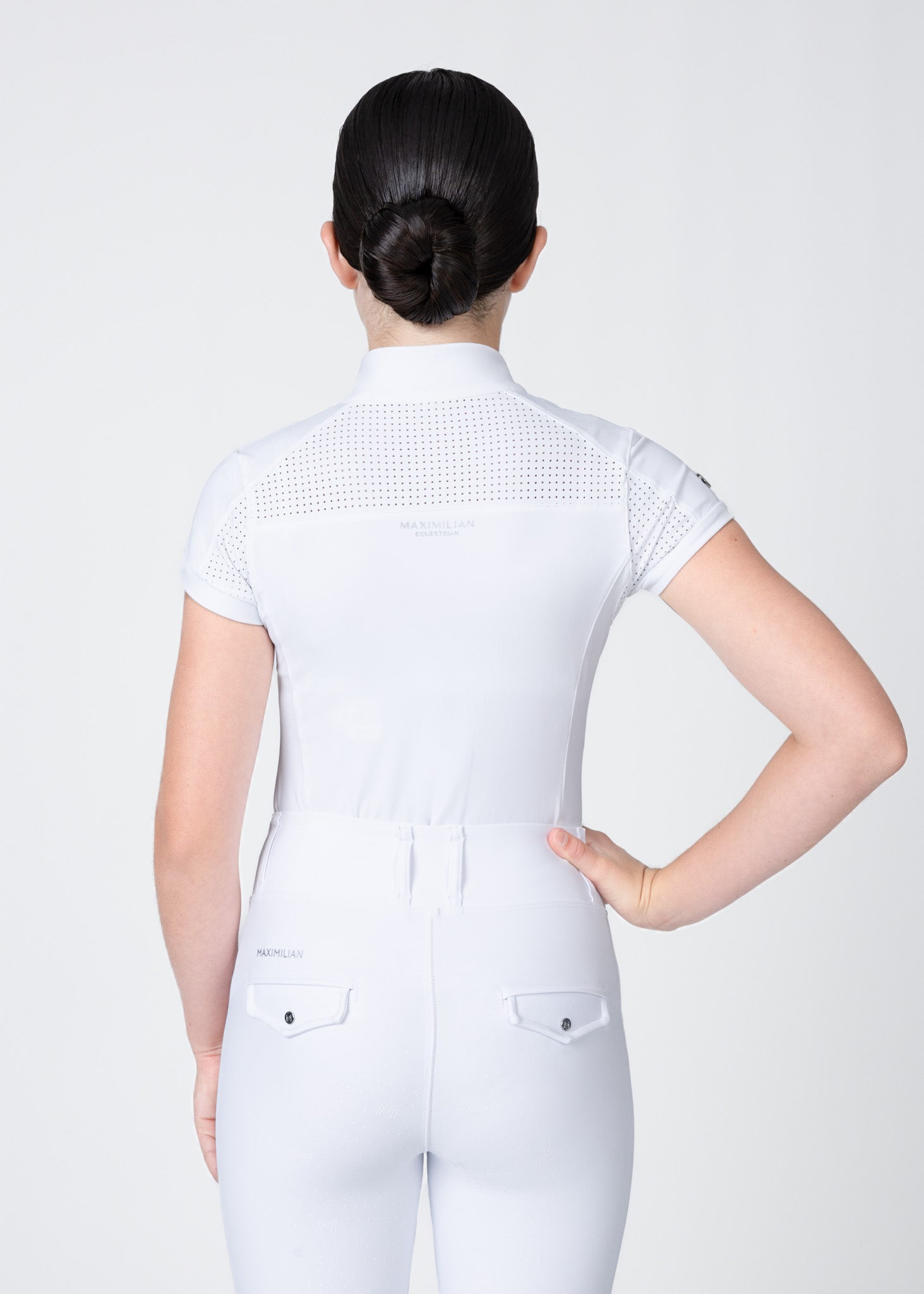 YR Aveen Short Sleeve Show Shirt (White)