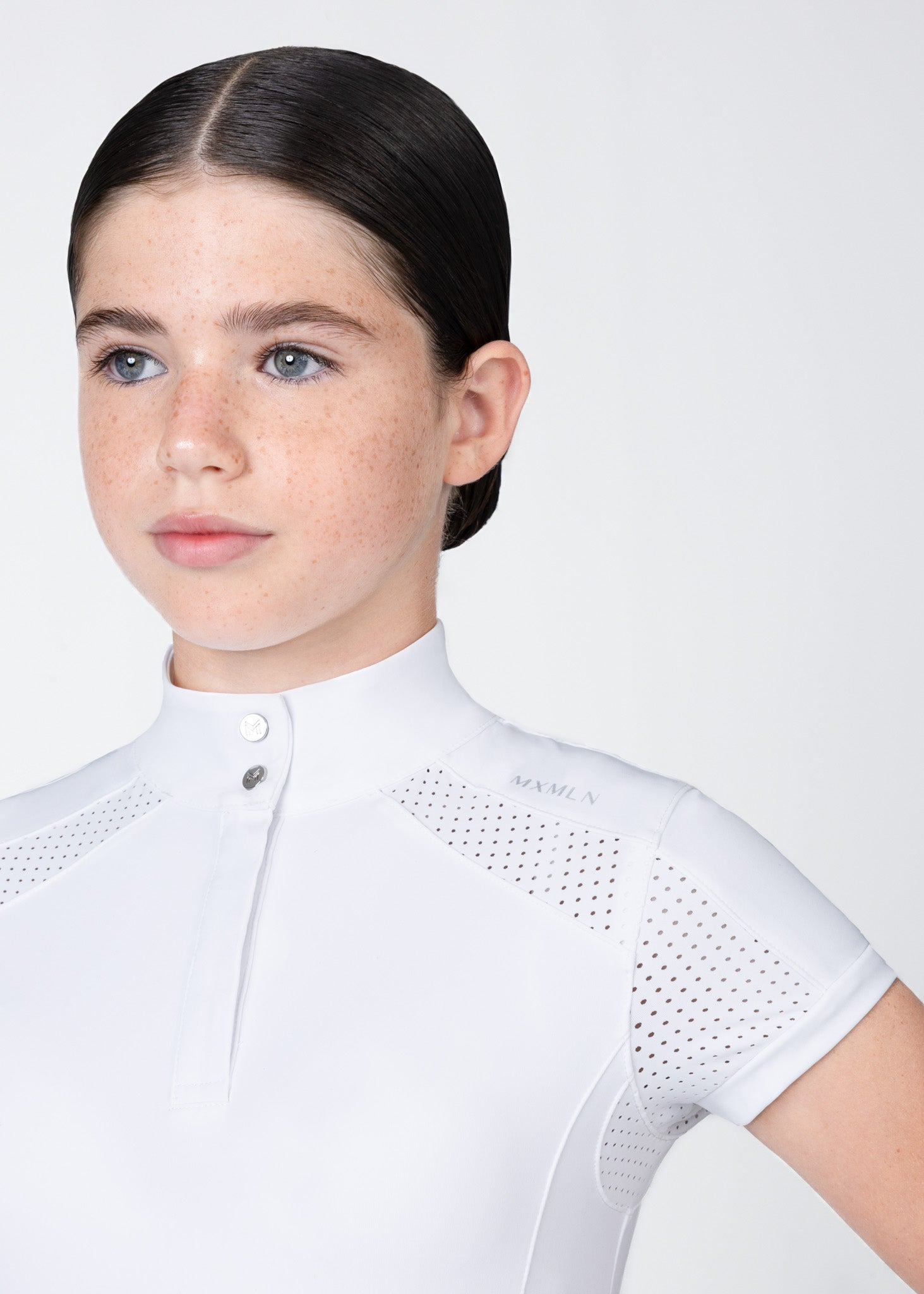 YR Aveen Short Sleeve Show Shirt (White)