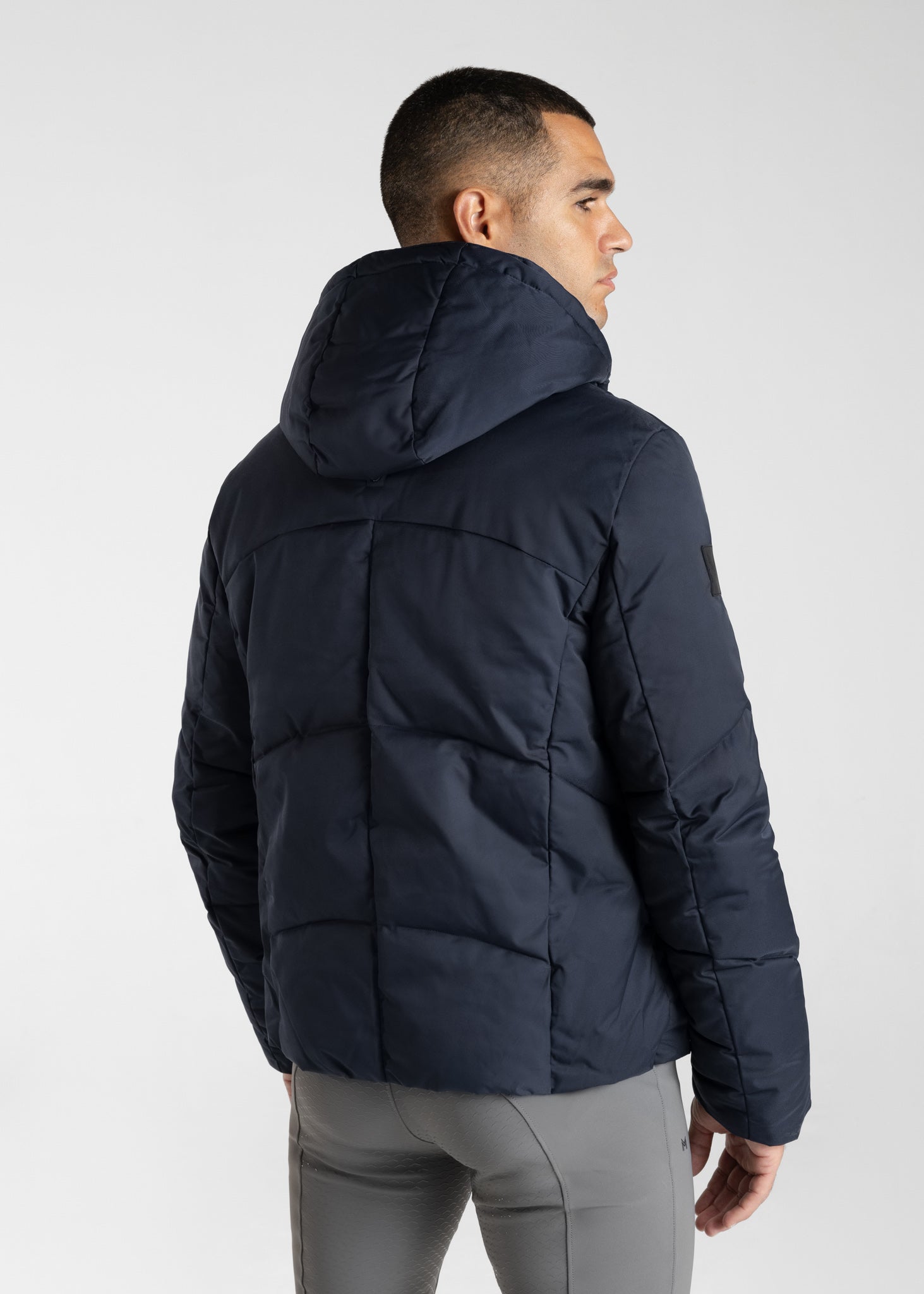Elan Puffer Jacket (Navy) – Maximilian Equestrian