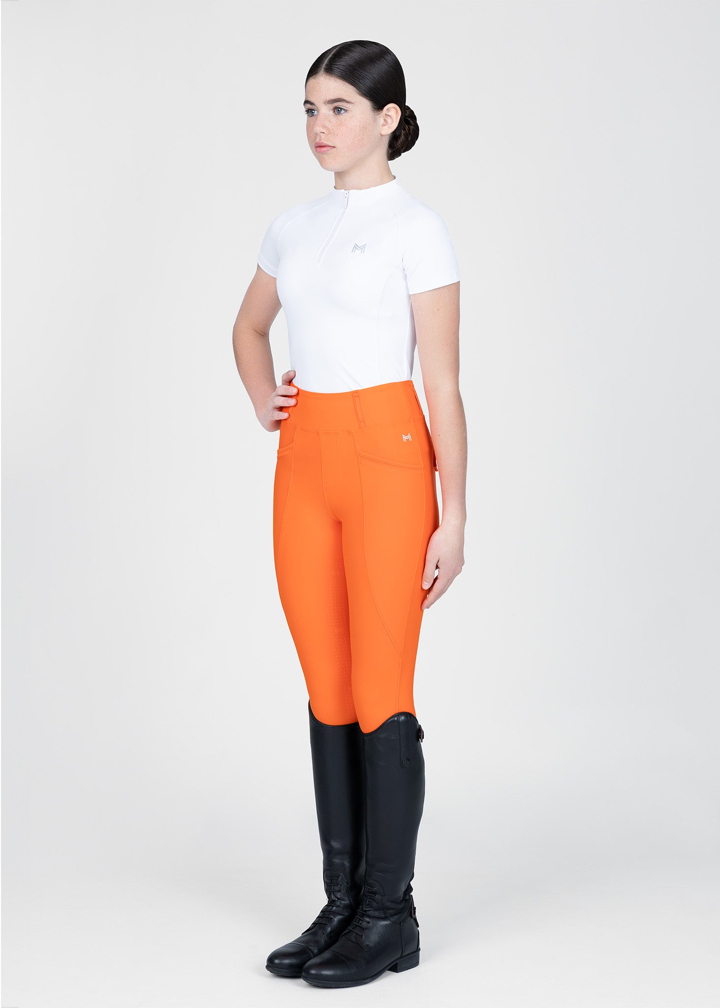 YR Pro Riding Leggings (Tangerine)