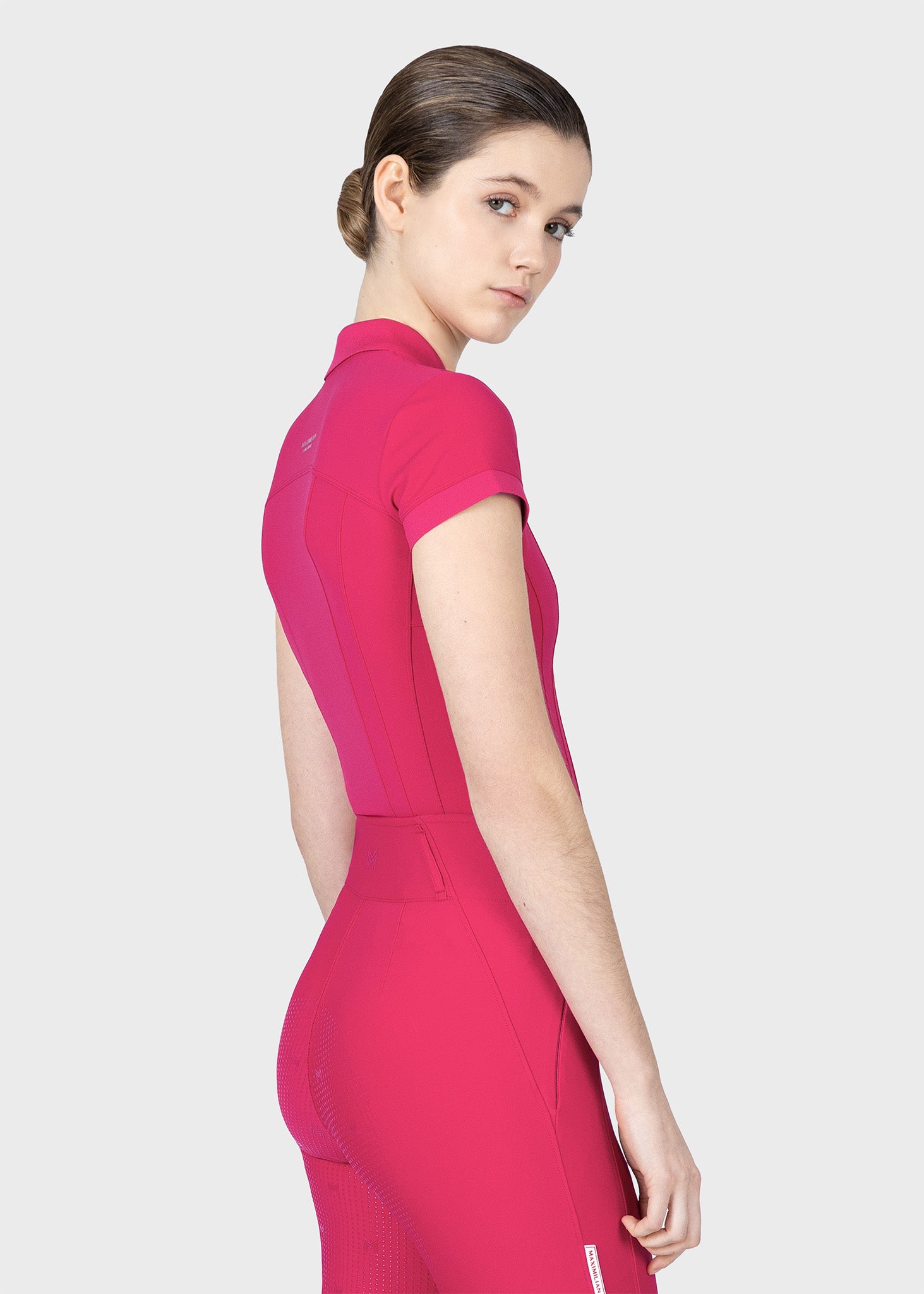 Arc Short Sleeve Polo Shirt (Cranberry)