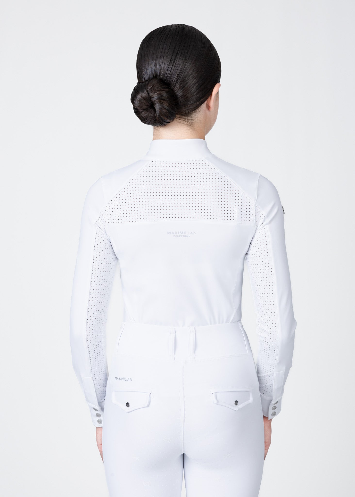 YR Aveen Long Sleeve Show Shirt (White)