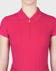 Arc Short Sleeve Polo Shirt (Cranberry)