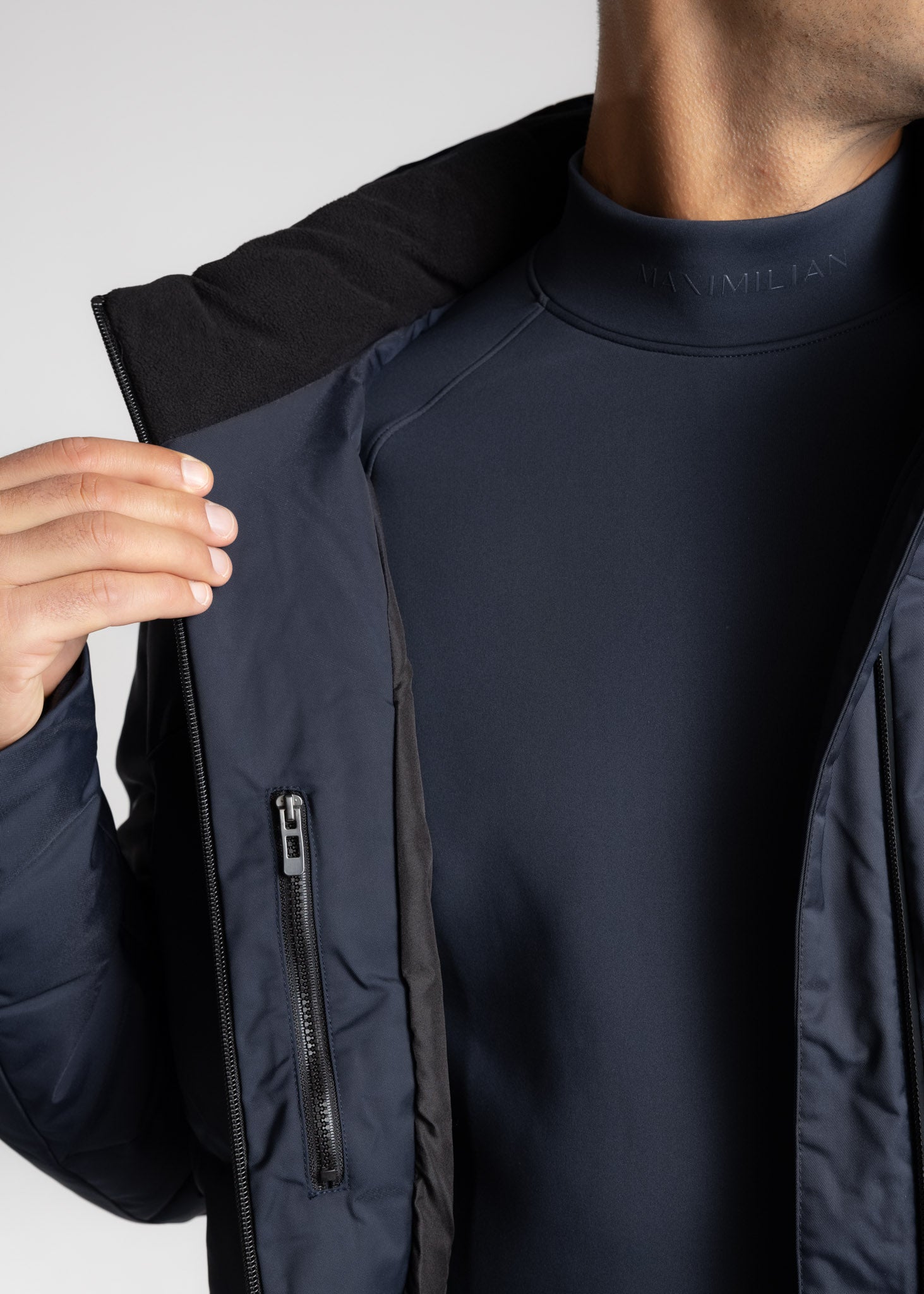 Elan Puffer Jacket (Navy)