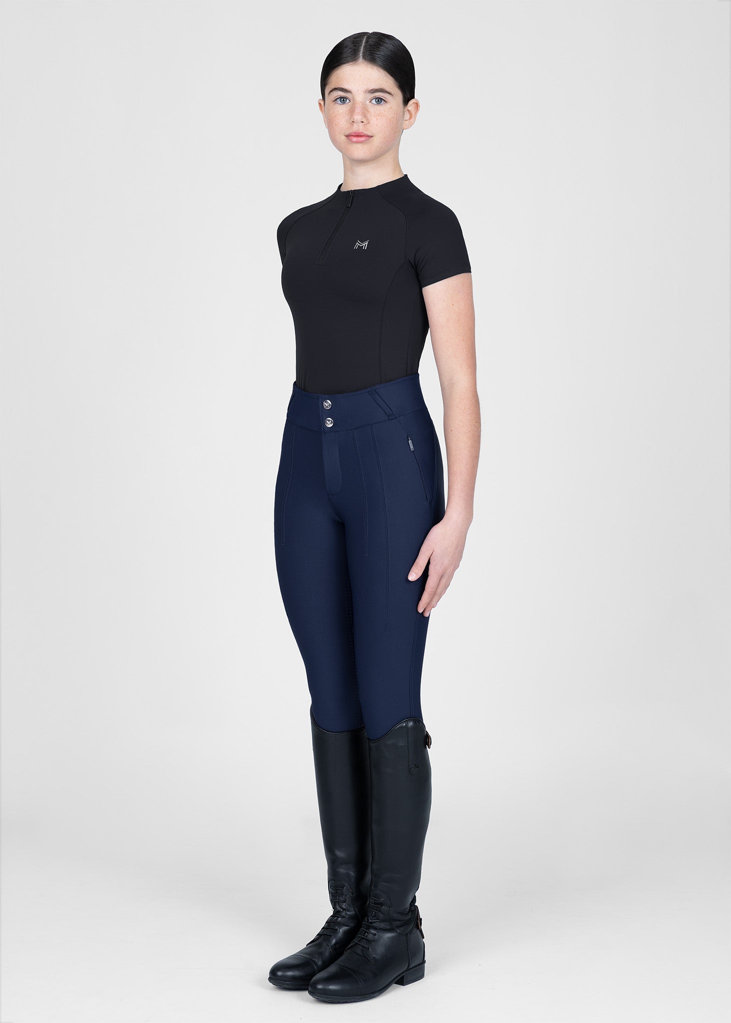 YR Nora Short Sleeve Base Layer (Black)