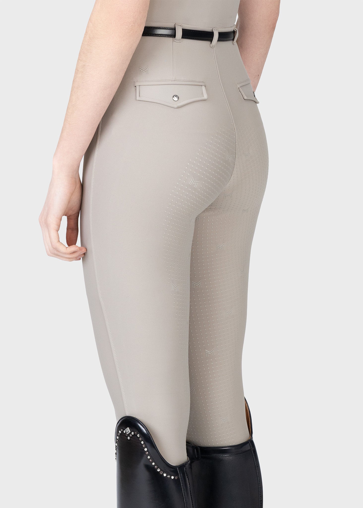 Velya Riding Leggings + Belt (Soft Taupe)