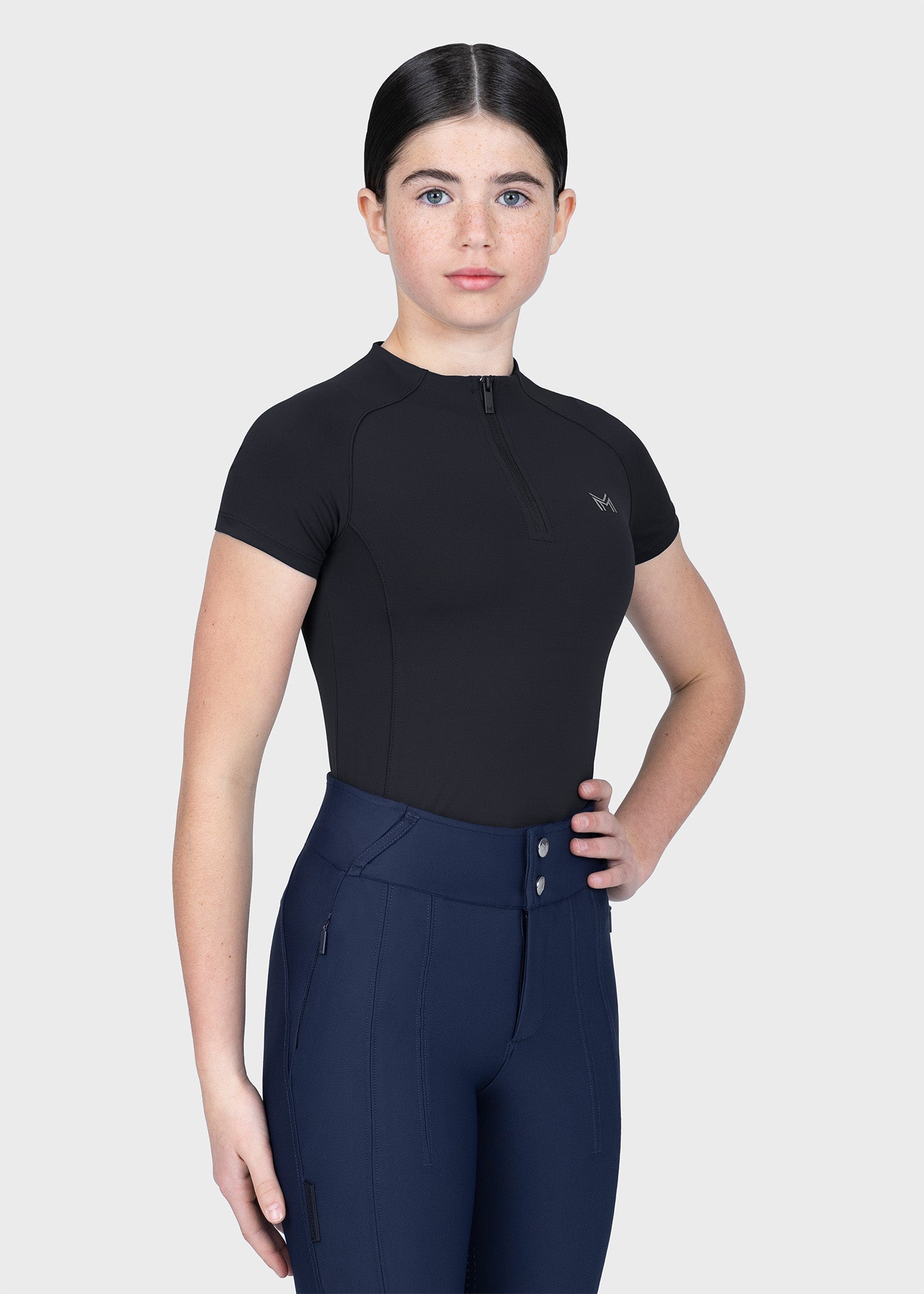 YR Nora Short Sleeve Base Layer (Black)
