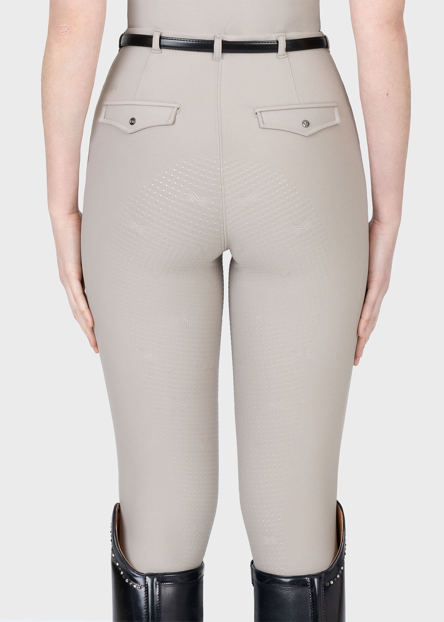 Velya Riding Leggings + Belt (Soft Taupe)