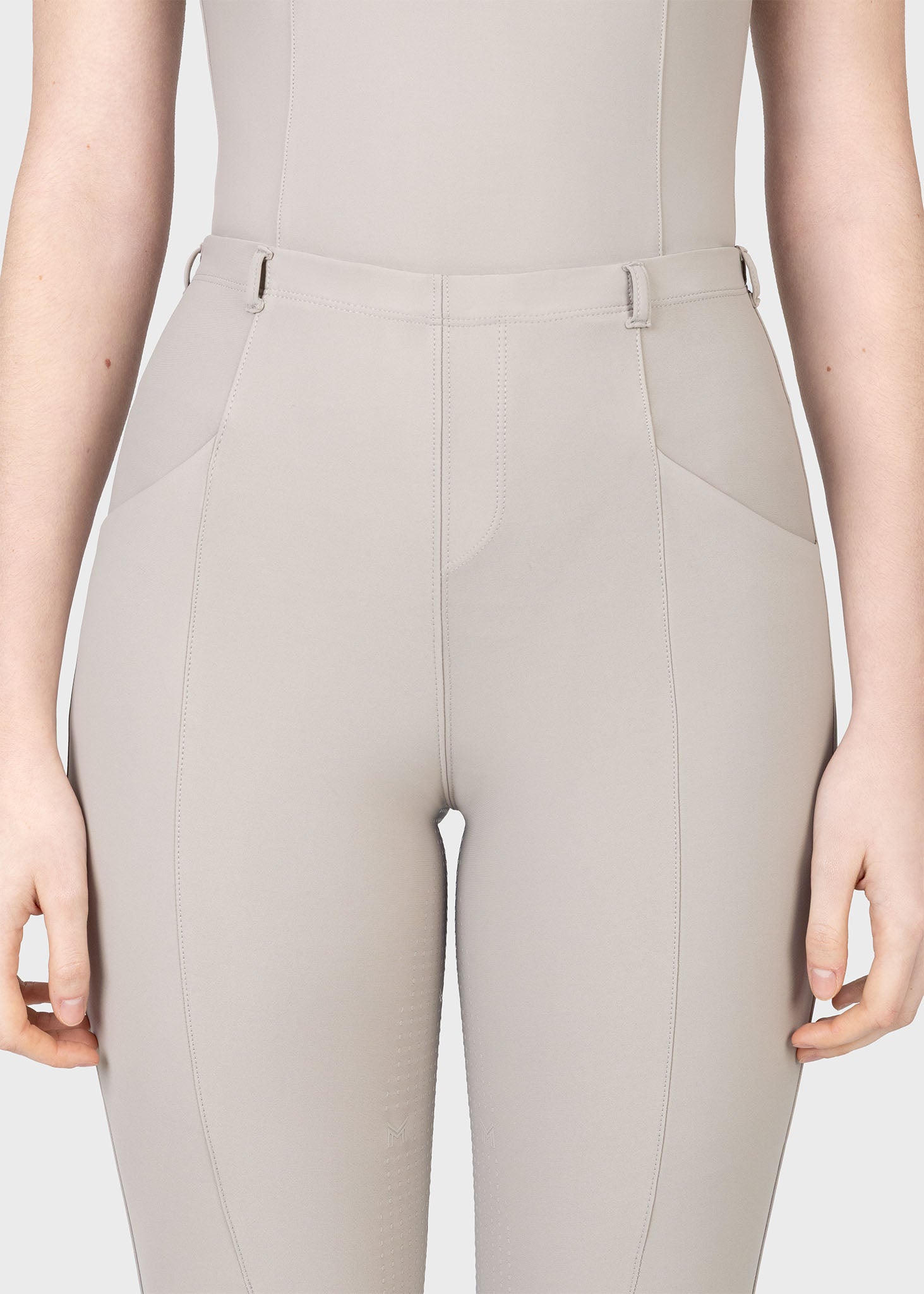 Velya Riding Leggings + Belt (Soft Taupe)