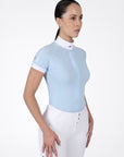 Aira Short Sleeve Show Shirt (Aqua)