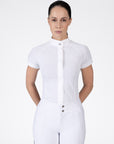 Aira Short Sleeve Show Shirt (White)