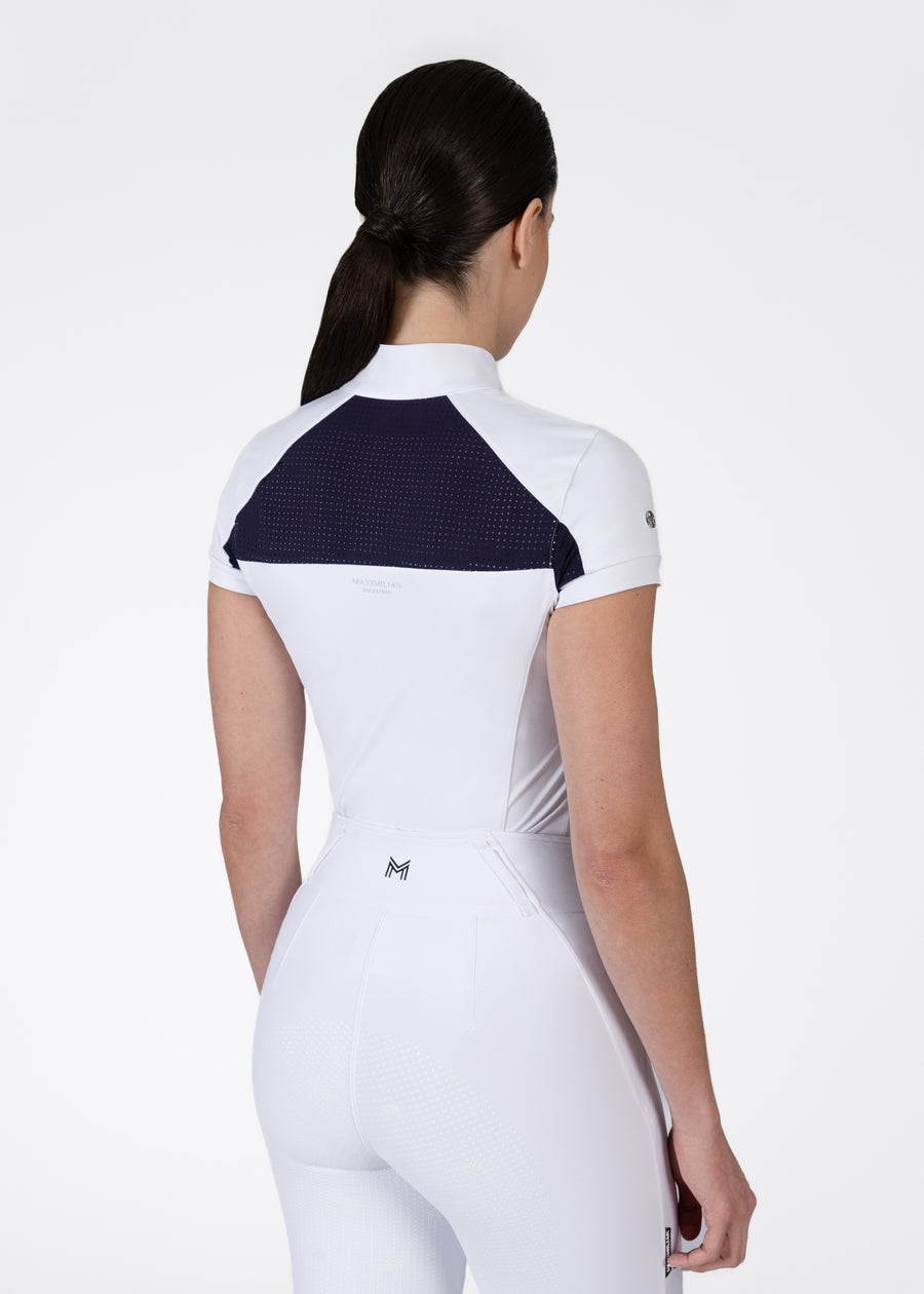 Aveen Show Shirt (White/Navy)