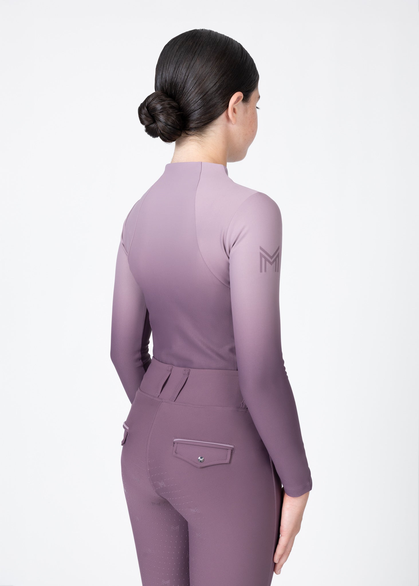 YR Ombré Long Sleeve Base Layer (Plum)
