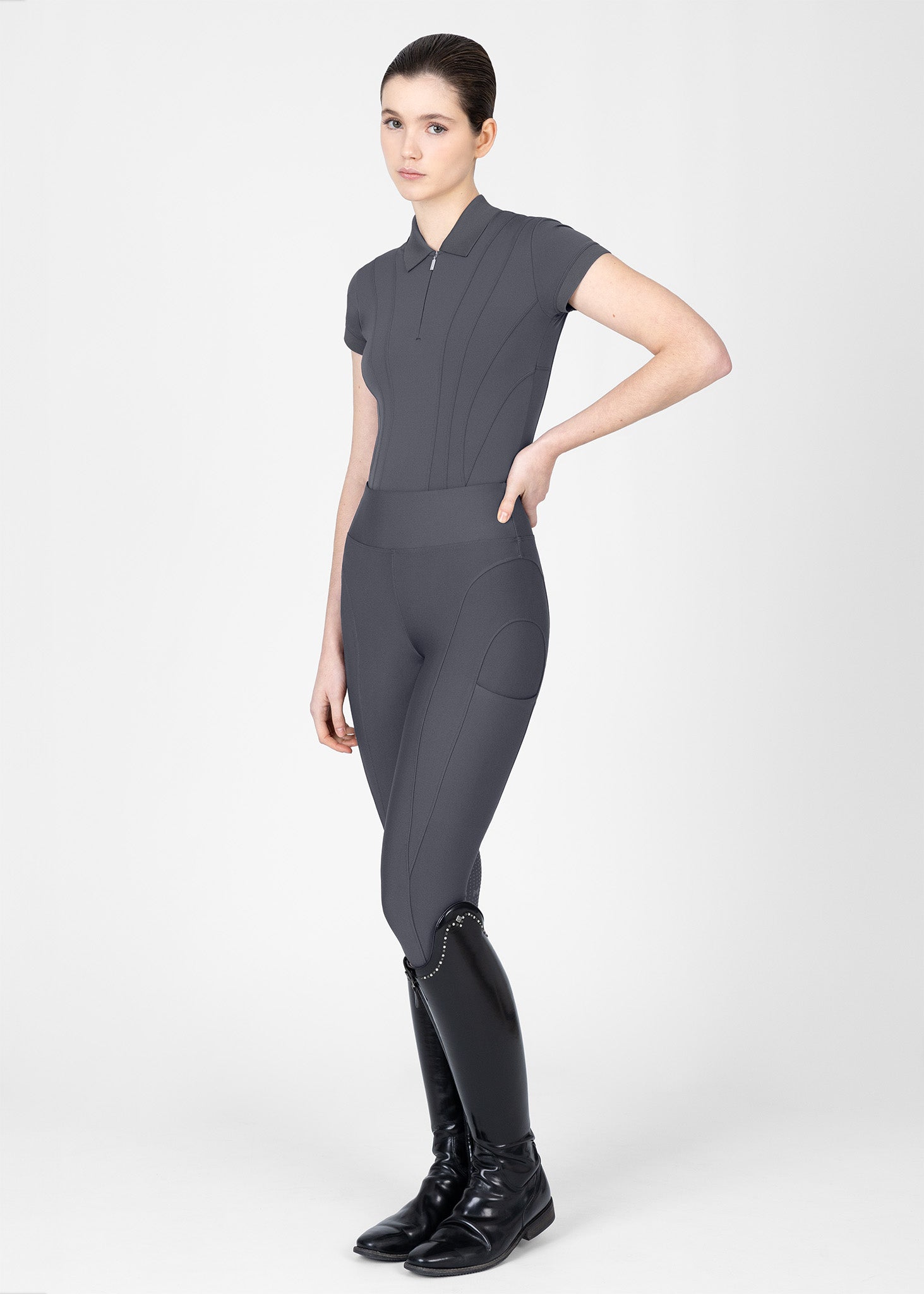 Arc Short Sleeve Polo Shirt (Graphite)