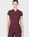 Arc Short Sleeve Polo Shirt (Rosewood)