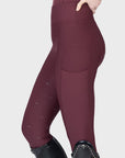 Outline Riding Leggings (Rosewood)