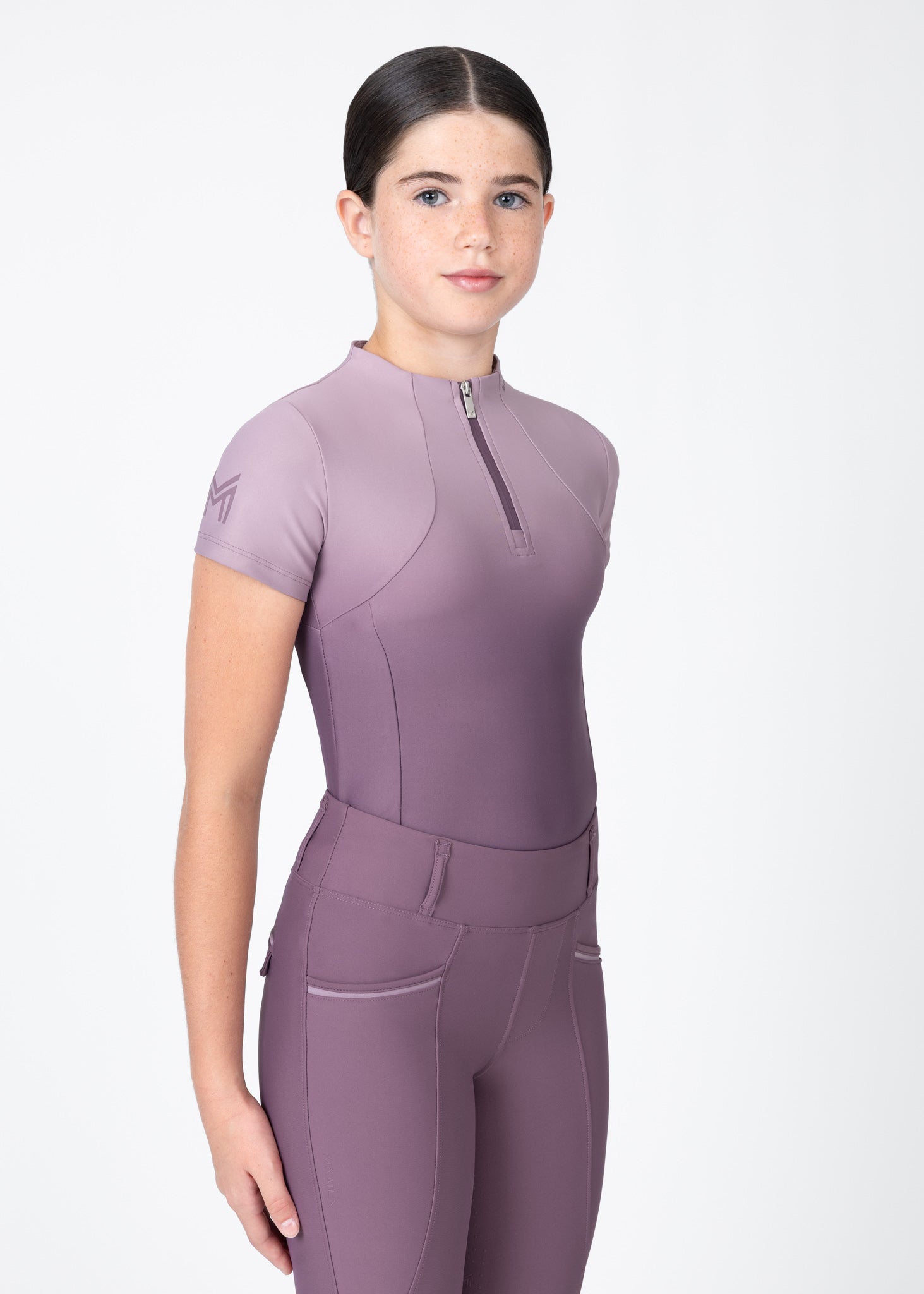 YR Ombré Short Sleeve Base Layer (Plum)