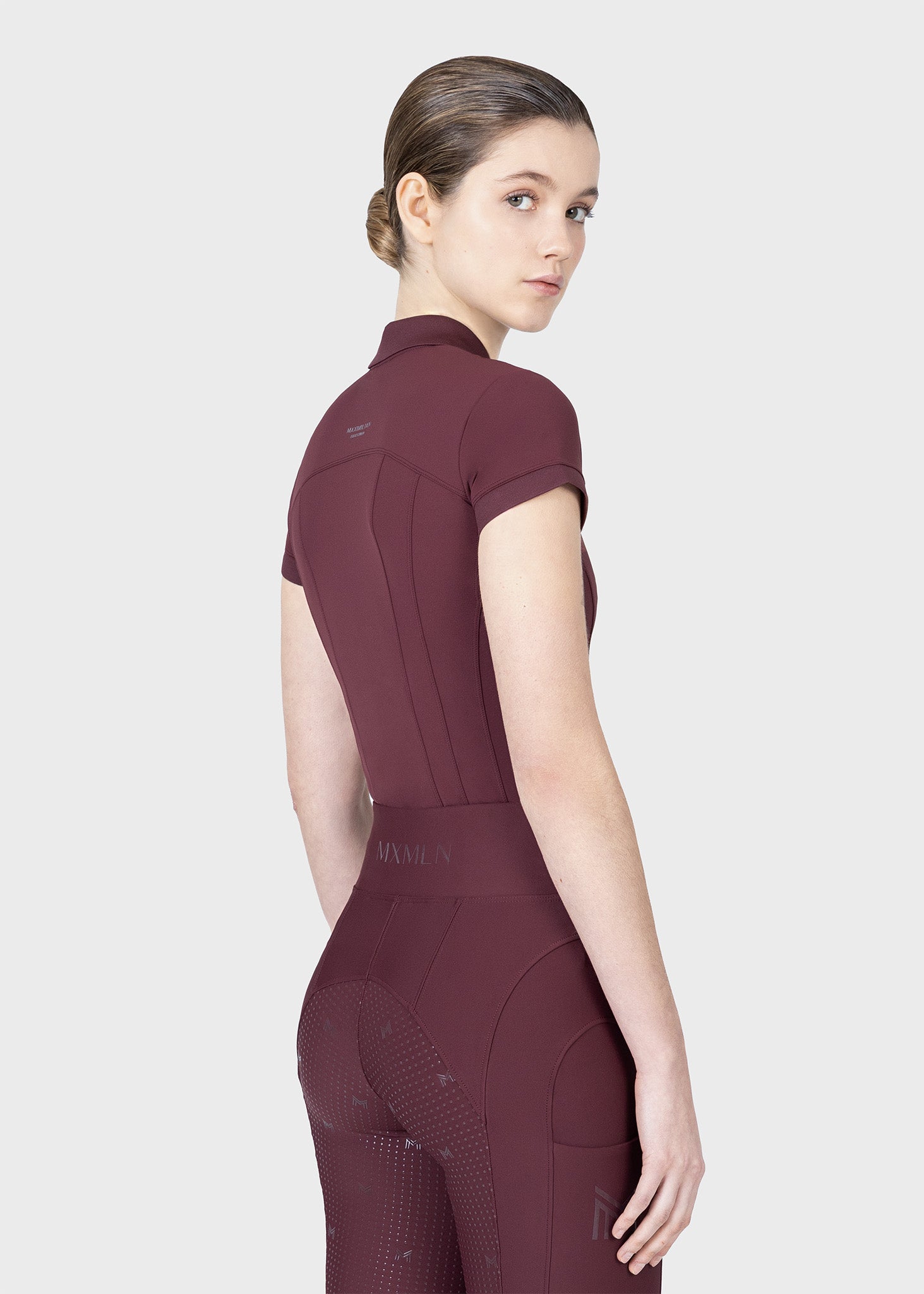 Arc Short Sleeve Polo Shirt (Rosewood)