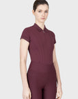 Arc Short Sleeve Polo Shirt (Rosewood)