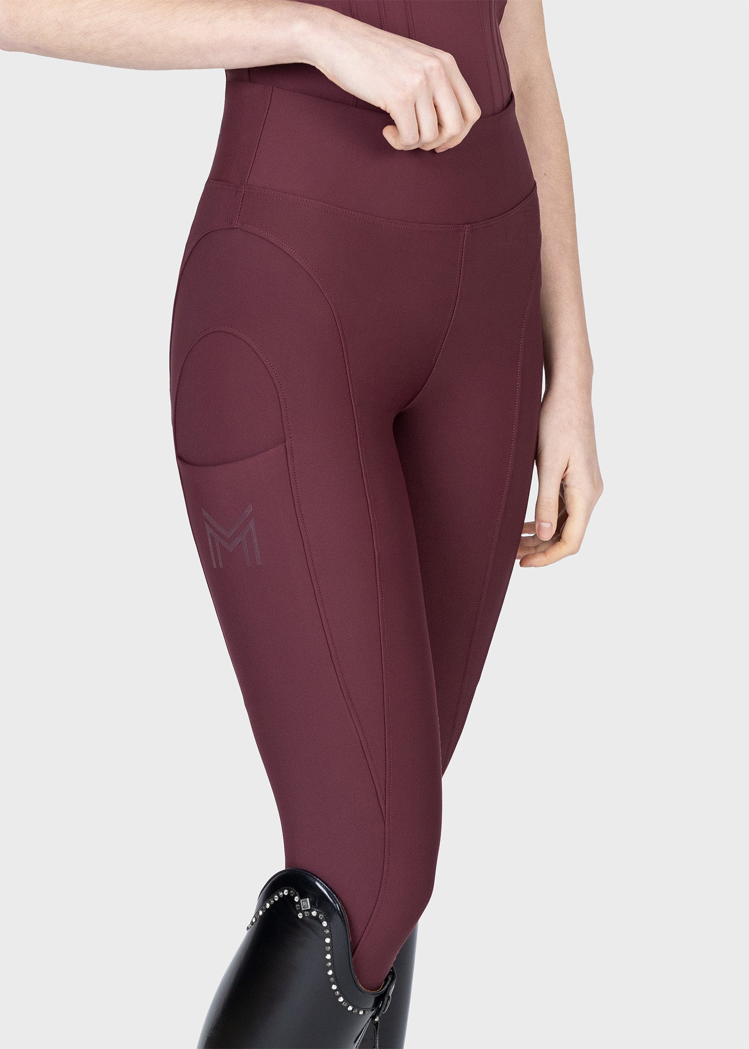 Outline Riding Leggings (Rosewood)