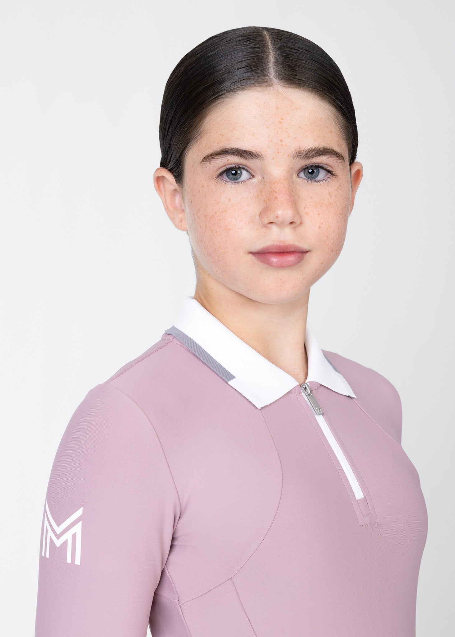 YR Concept Long Sleeve Polo Shirt (Mauve)