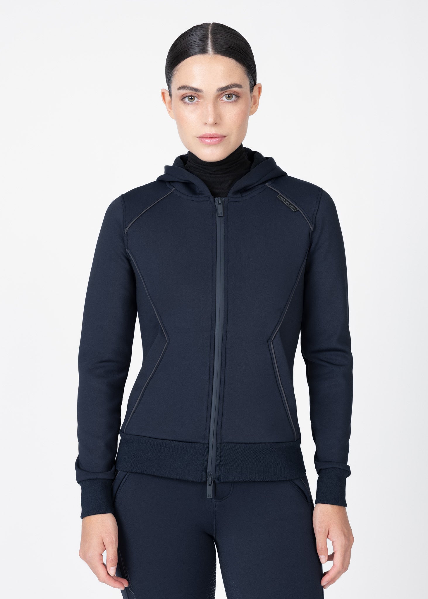 Rive Equestre - COVALLIERO Polo Femme léger Bleu Marine Rive Equestre - COVALLIERO Polo Femme léger Bleu Marine