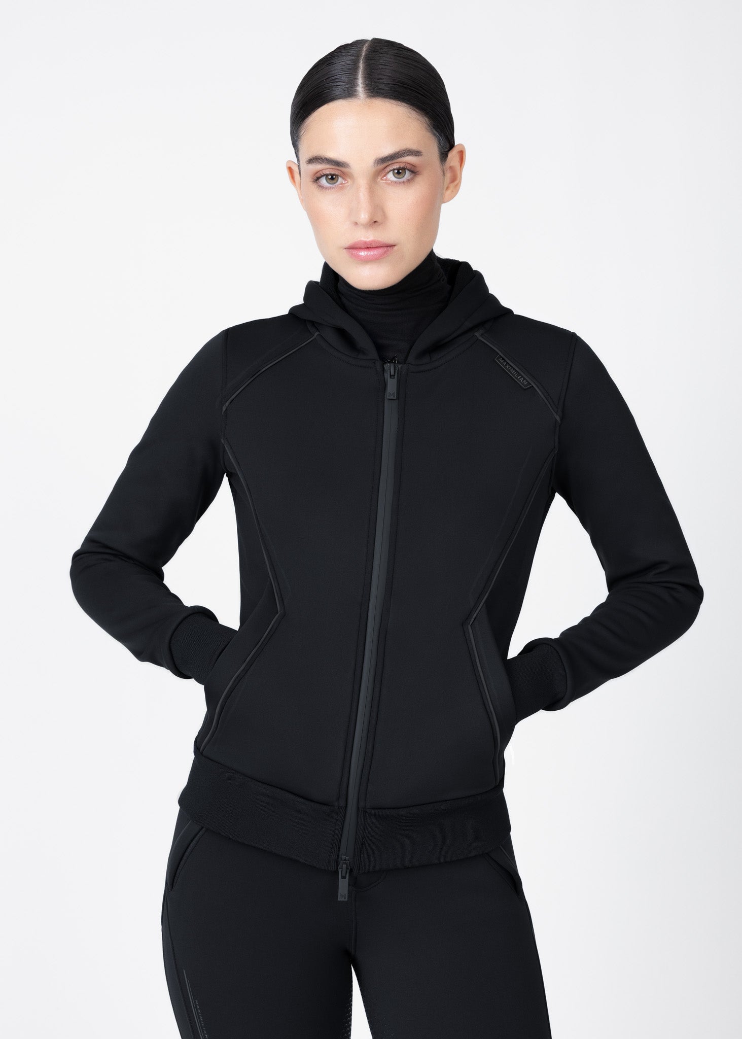 Arctic Zip Hoodie (Black)