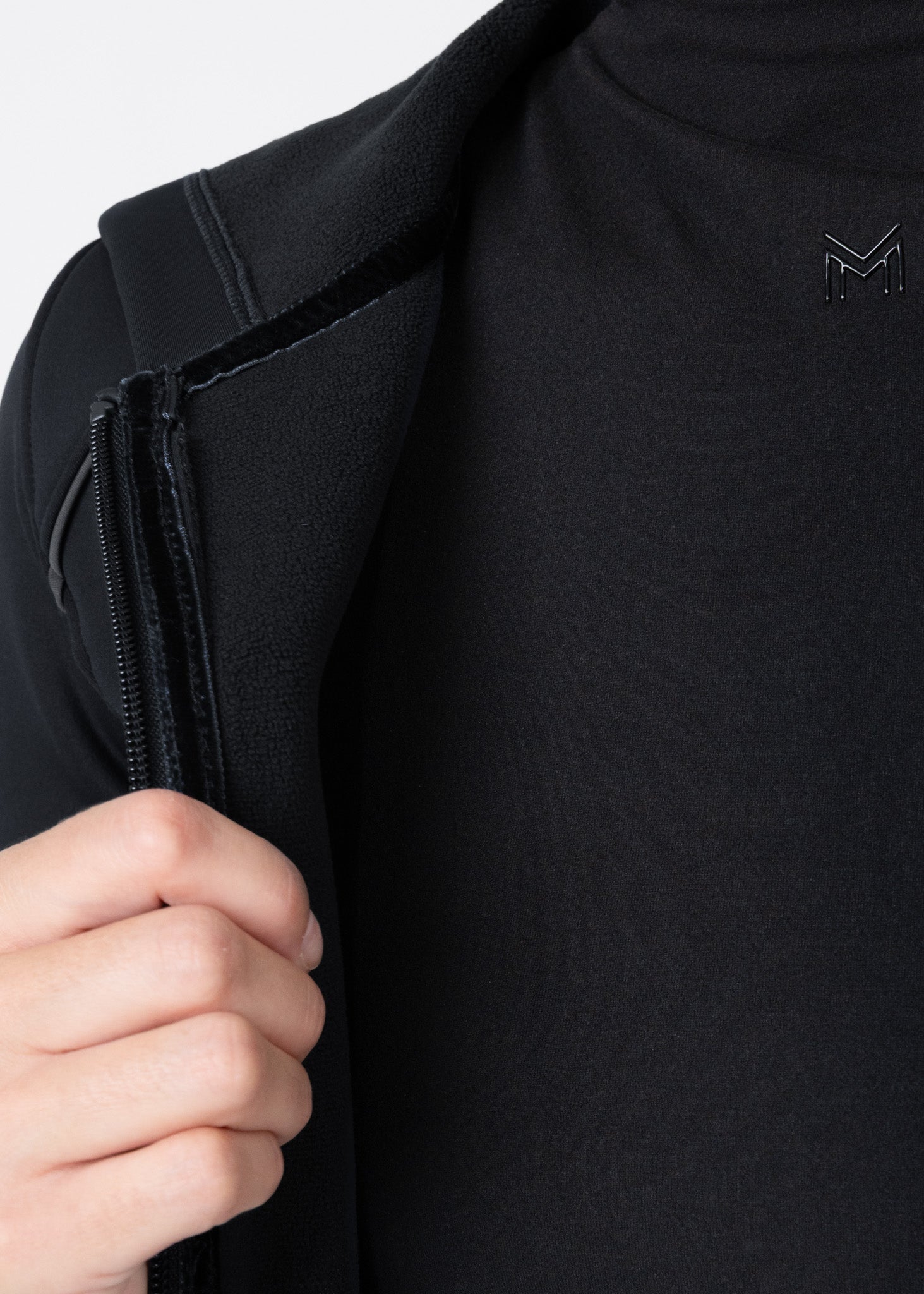 Arctic Zip Hoodie (Black)