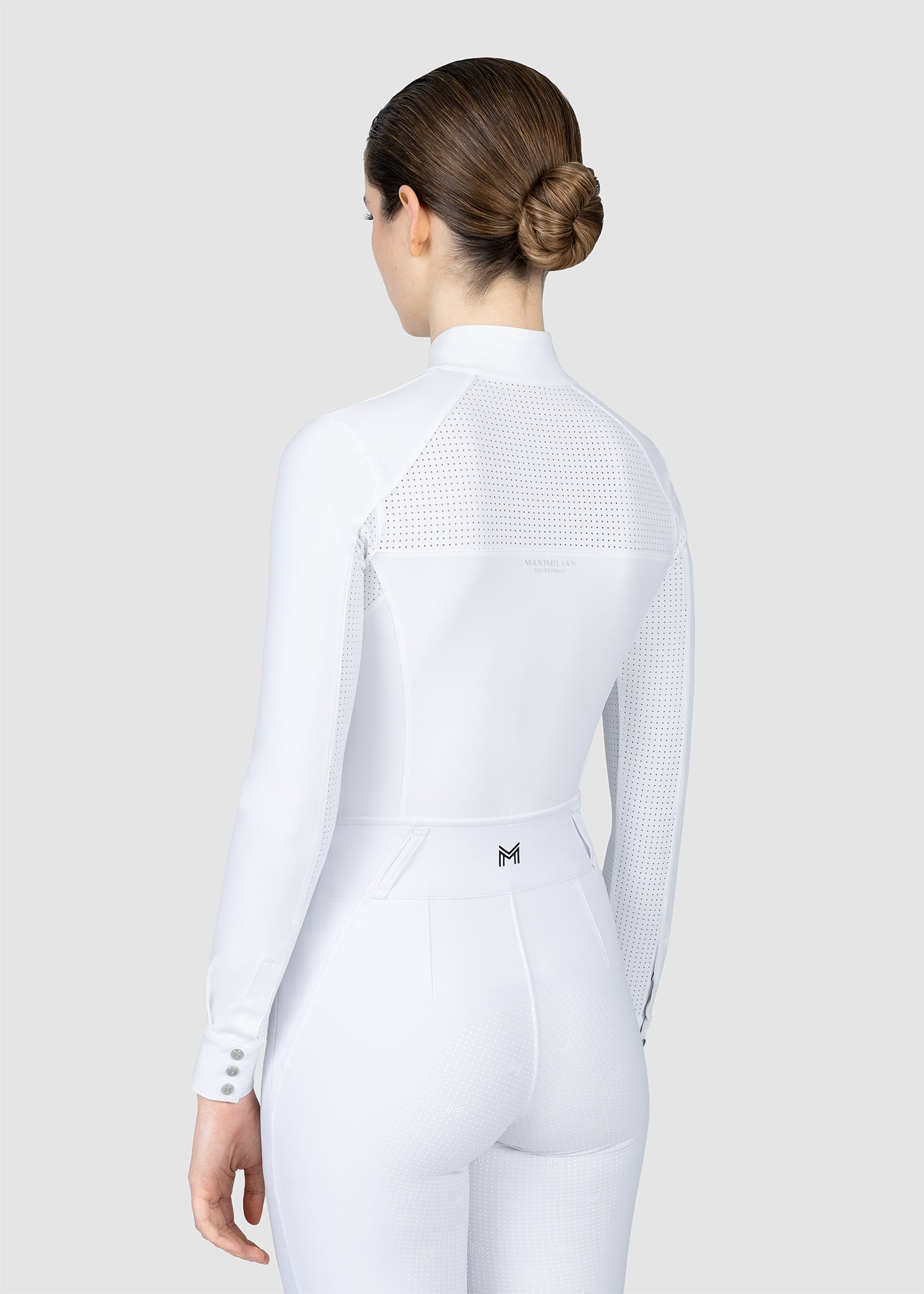 Aveen Long Sleeve Show Shirt (White)