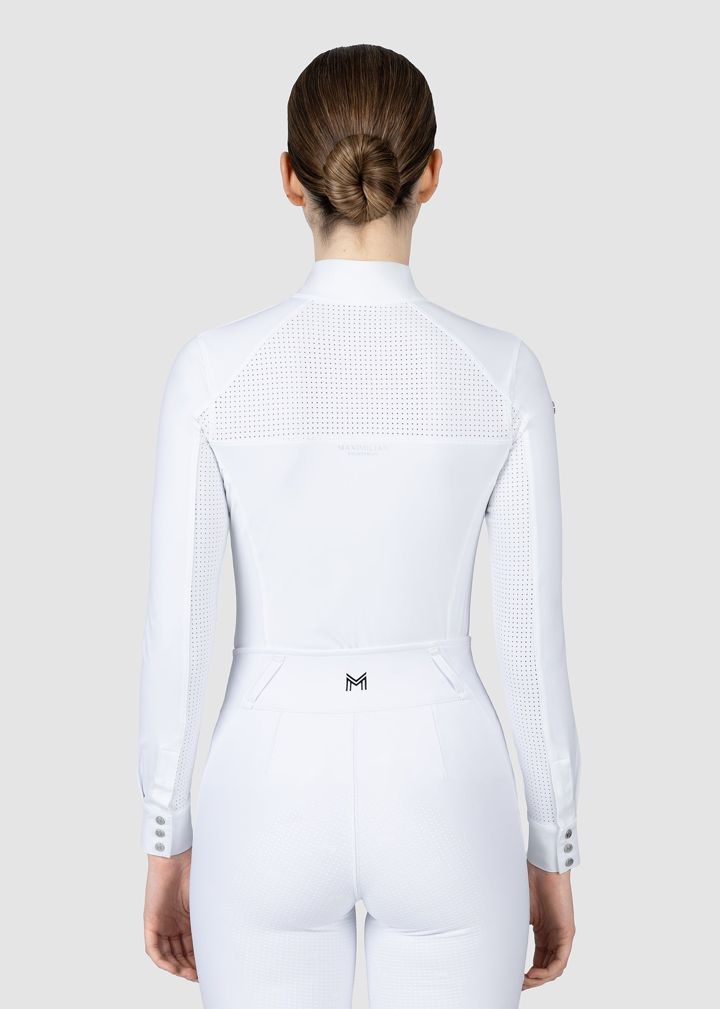 Aveen Long Sleeve Show Shirt (White)