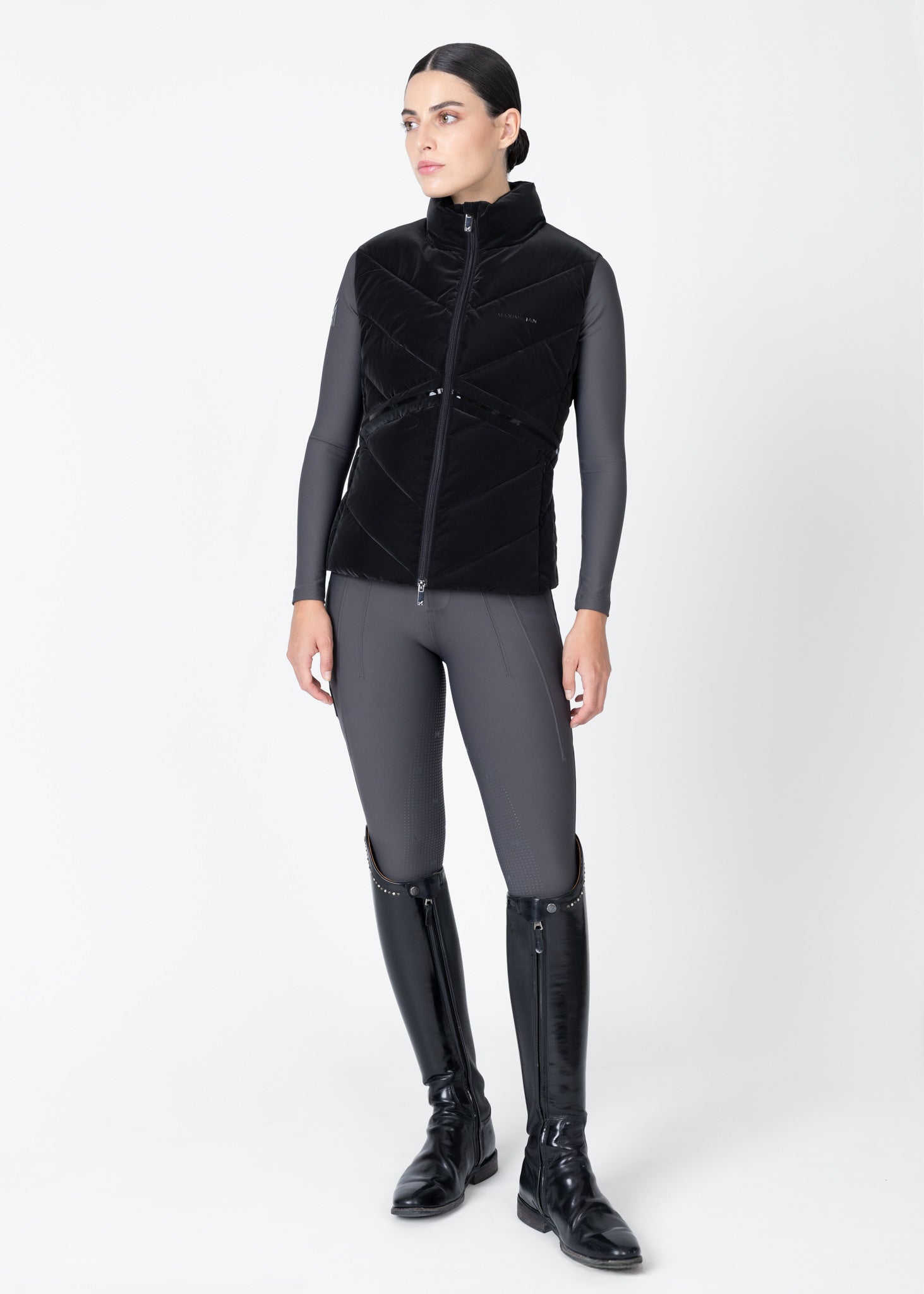 Astro Puffer Vest (Black)