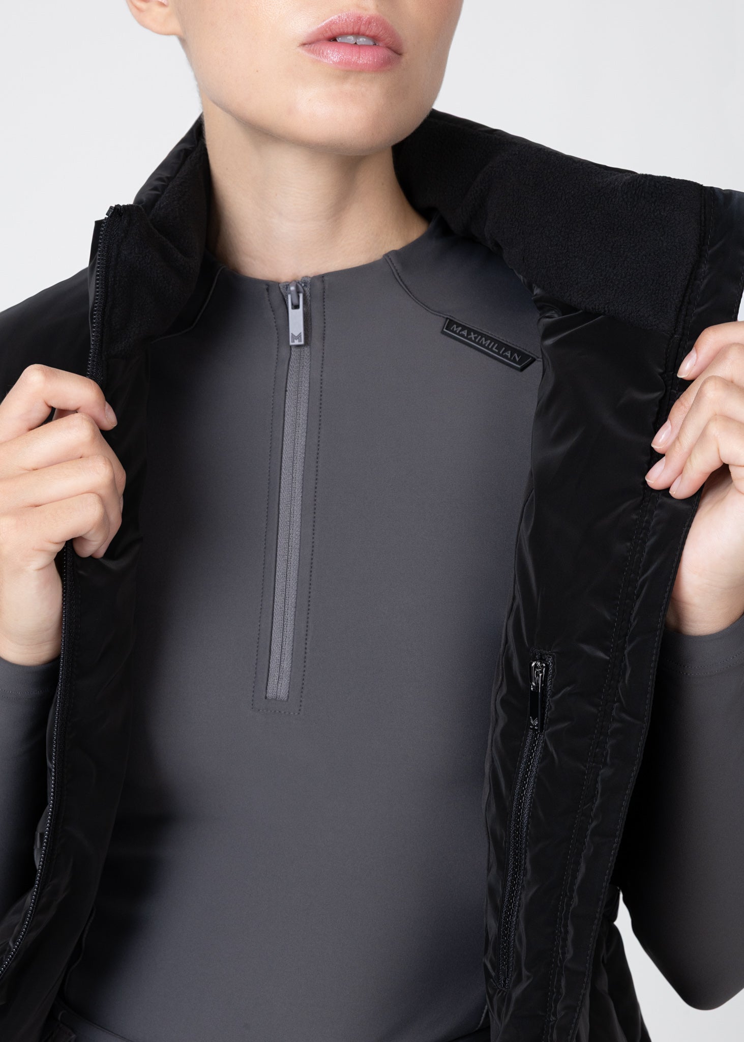 Astro Puffer Vest (Black)