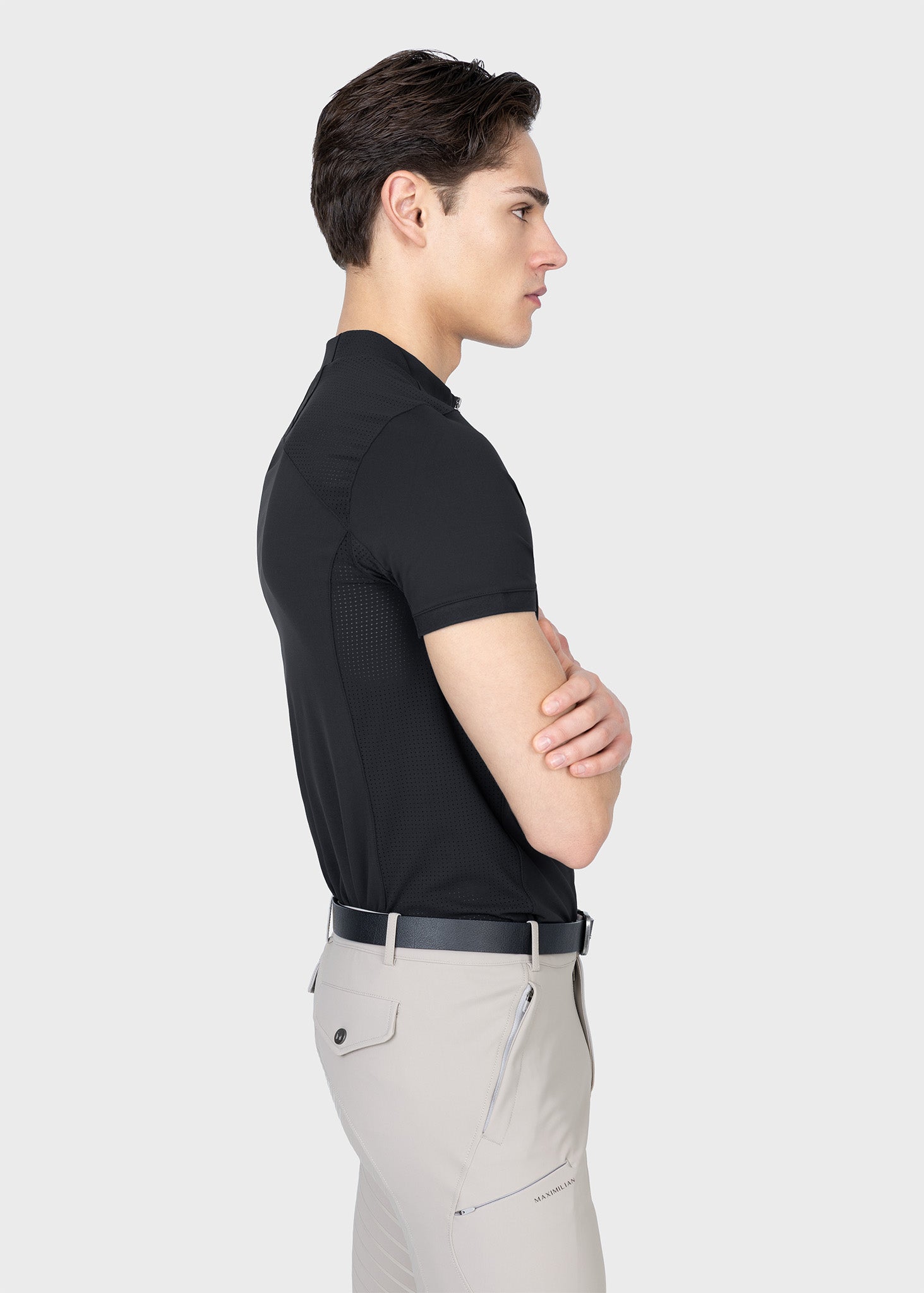 Track Short Sleeve Base Layer (Black)