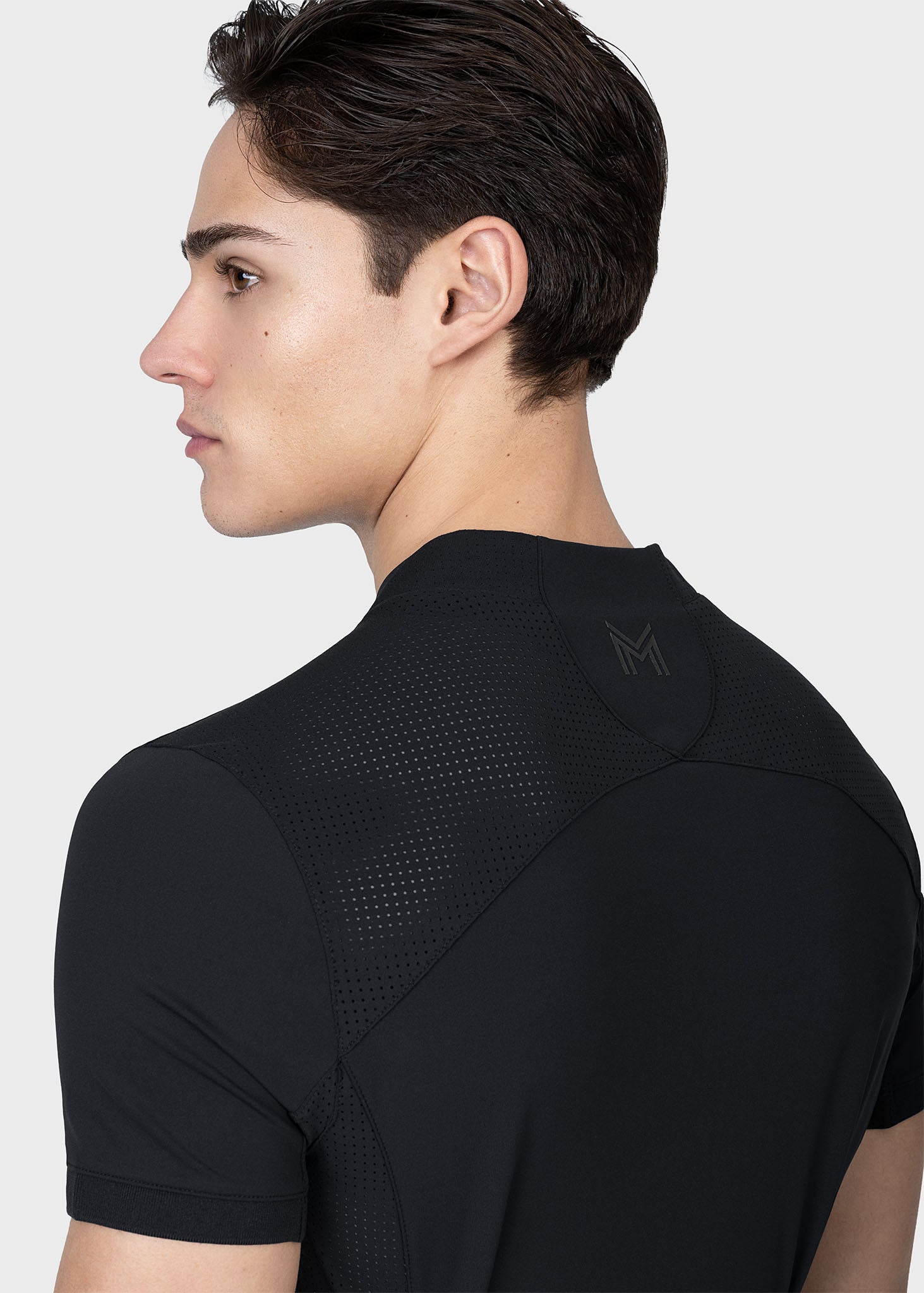 Track Short Sleeve Base Layer (Black)