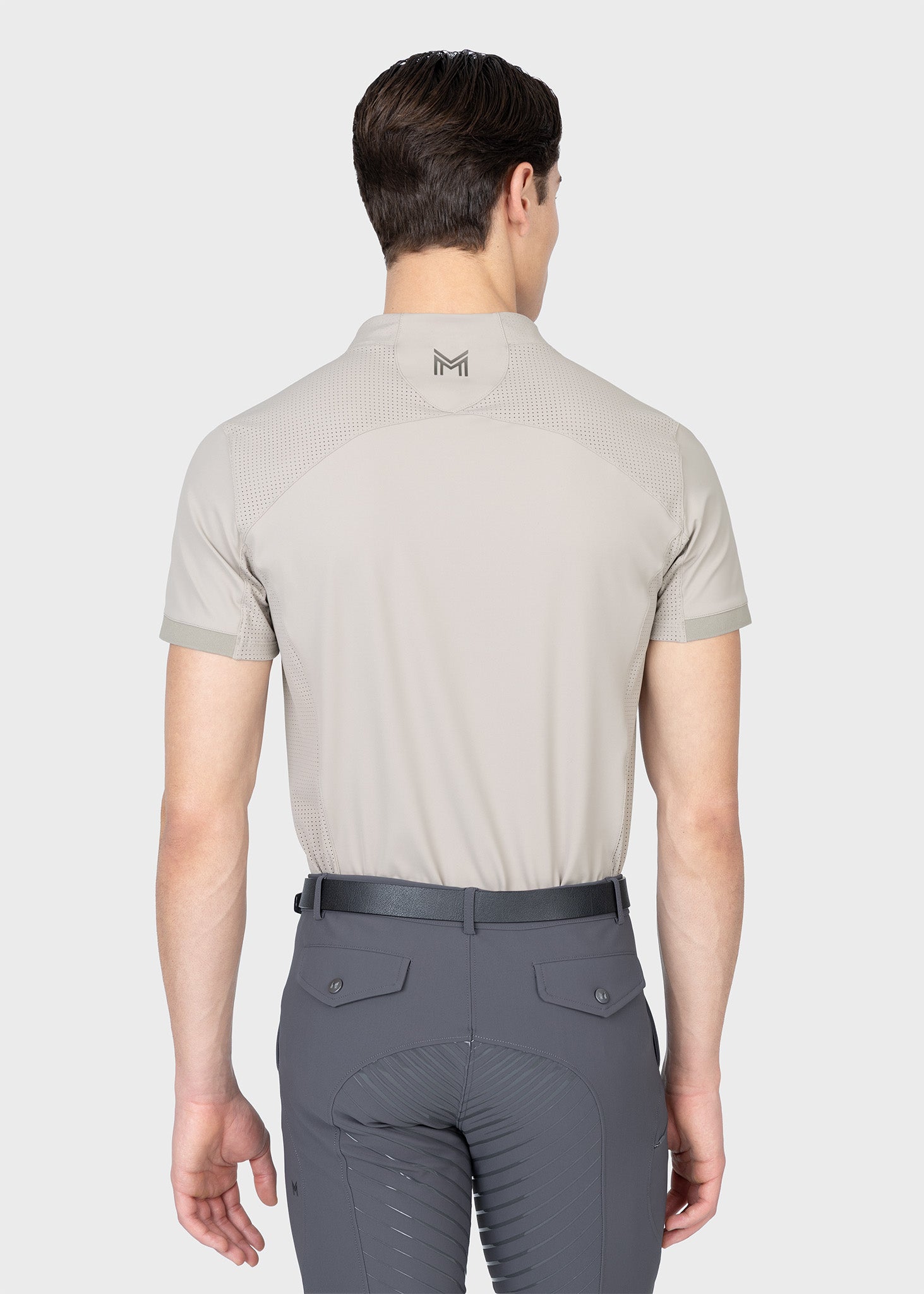 Track Short Sleeve Base Layer (Soft Taupe)