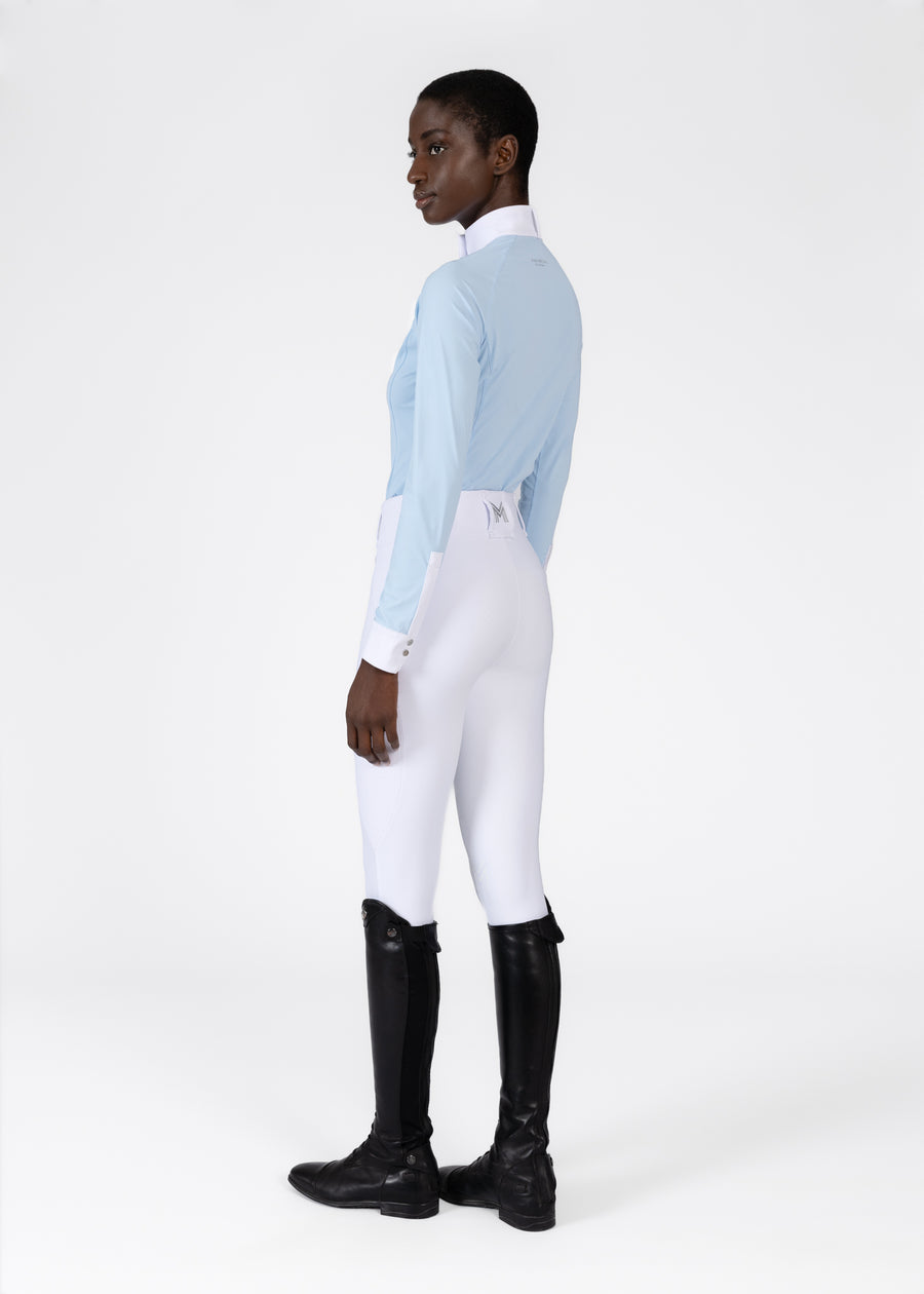 Aira Long Sleeve Show Shirt (Aqua)