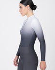 Ombré Long Sleeve Base Layer (Graphite)