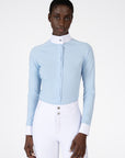 Aira Long Sleeve Show Shirt (Aqua)