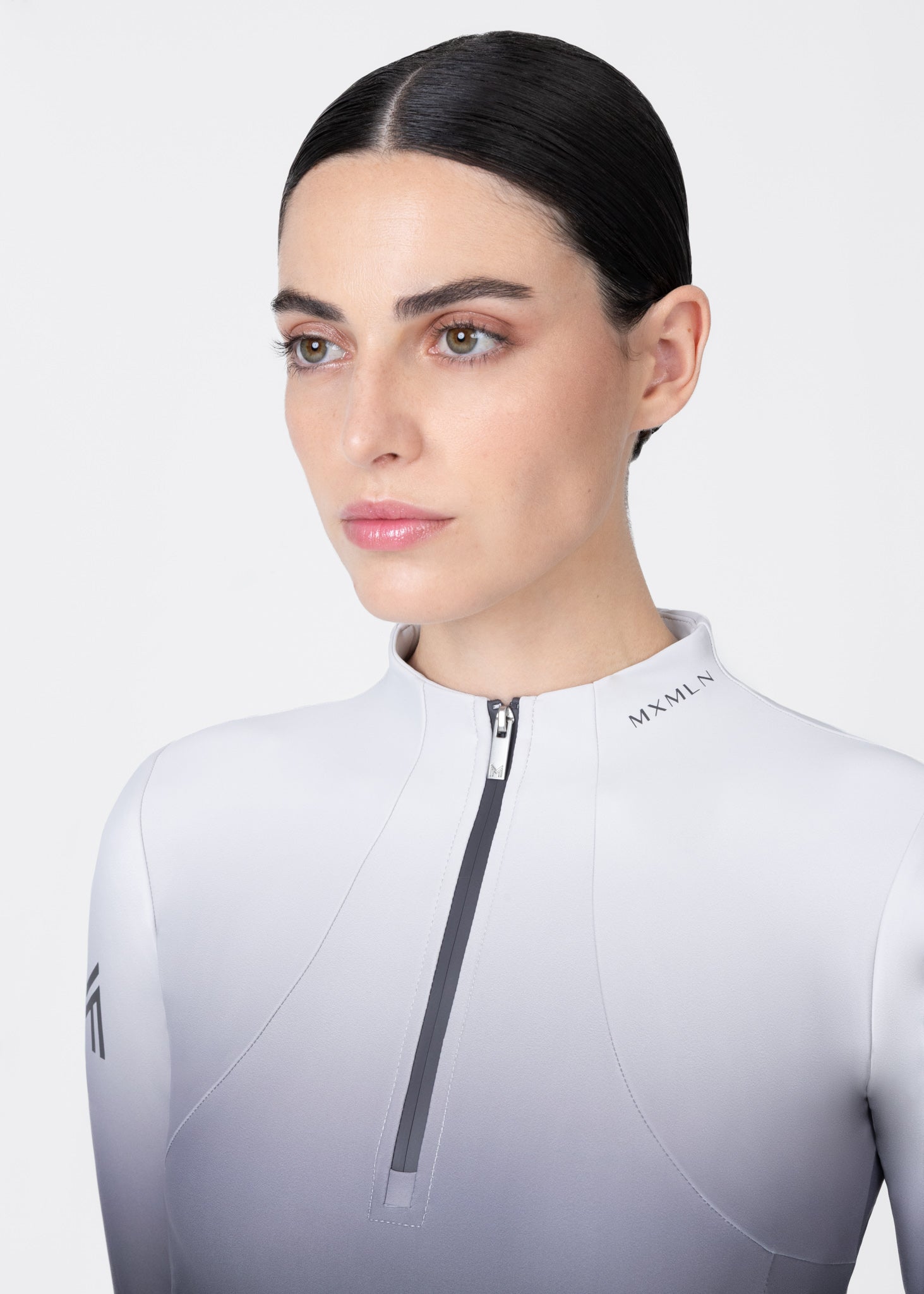 Ombré Long Sleeve Base Layer (Graphite)