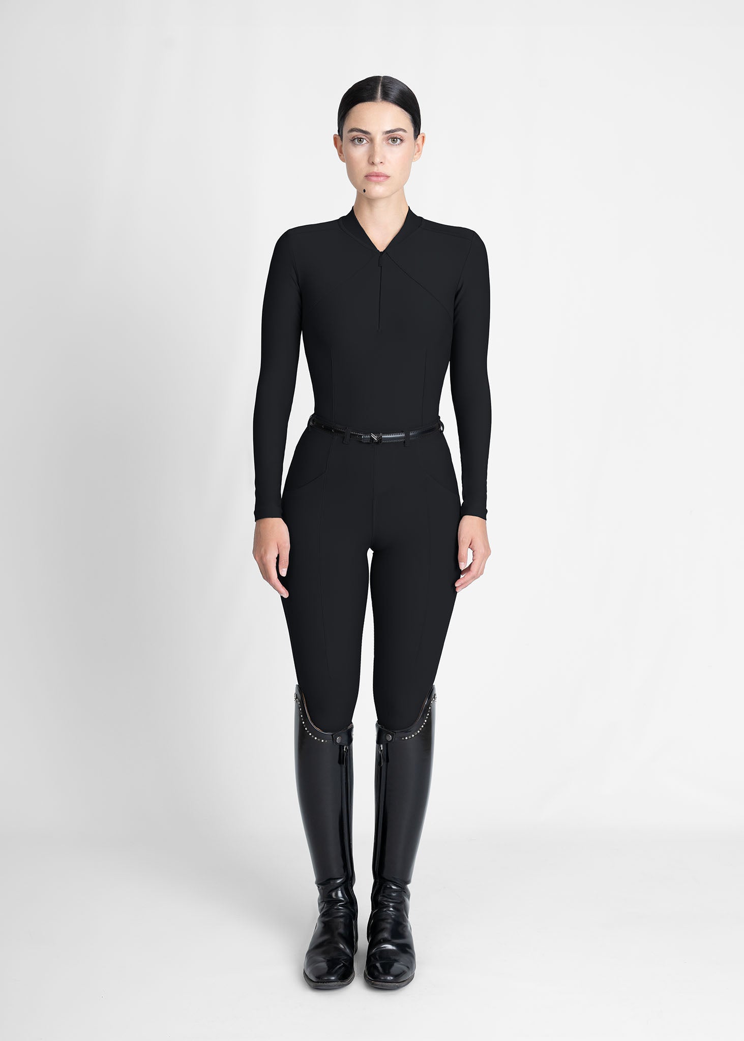 Velya Long Sleeve Base Layer (Black)