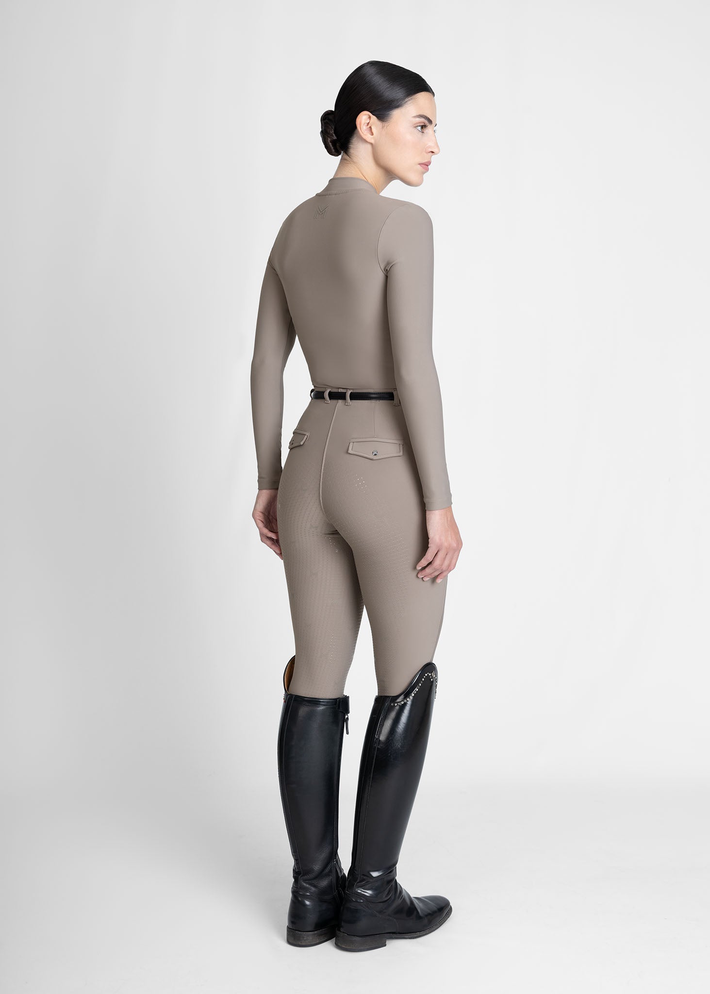 Velya Riding Leggings + Belt (Taupe)