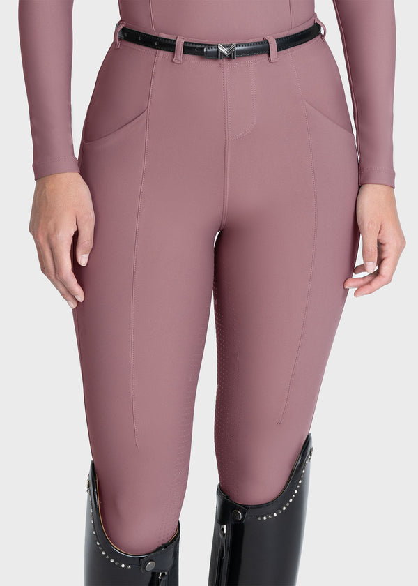 Velya Riding Leggings + Belt (Heather)