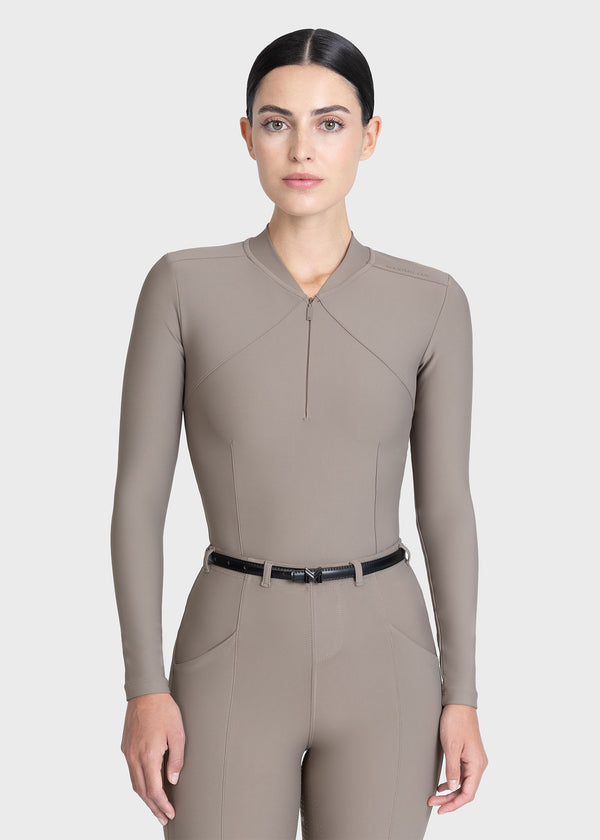 Velya Long Sleeve Base Layer (Taupe)