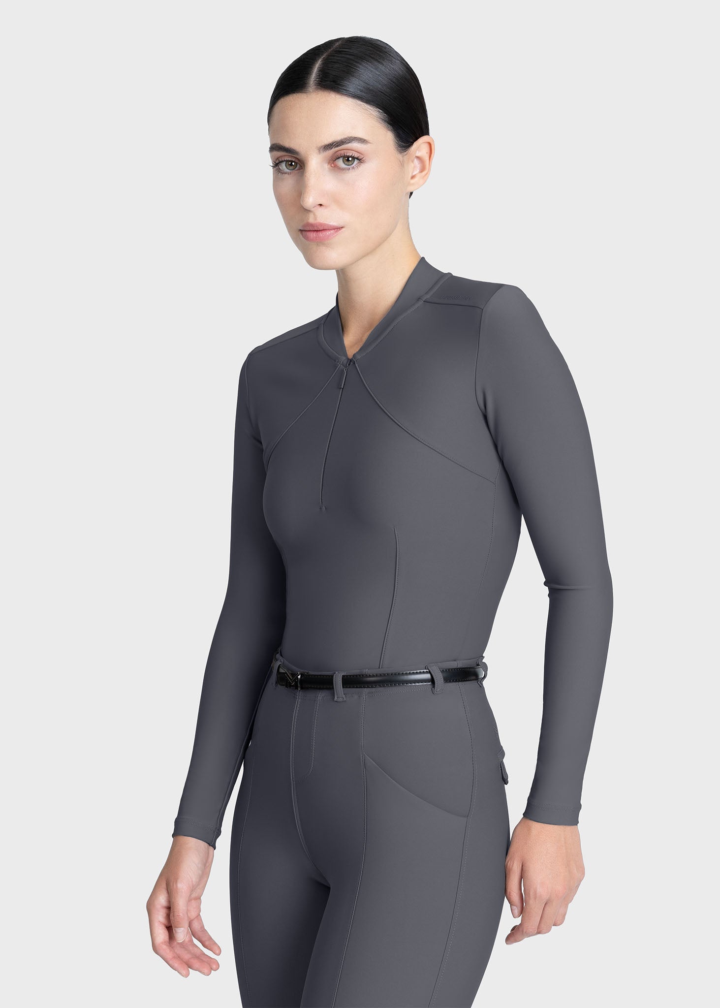 Velya Long Sleeve Base Layer (Graphite)